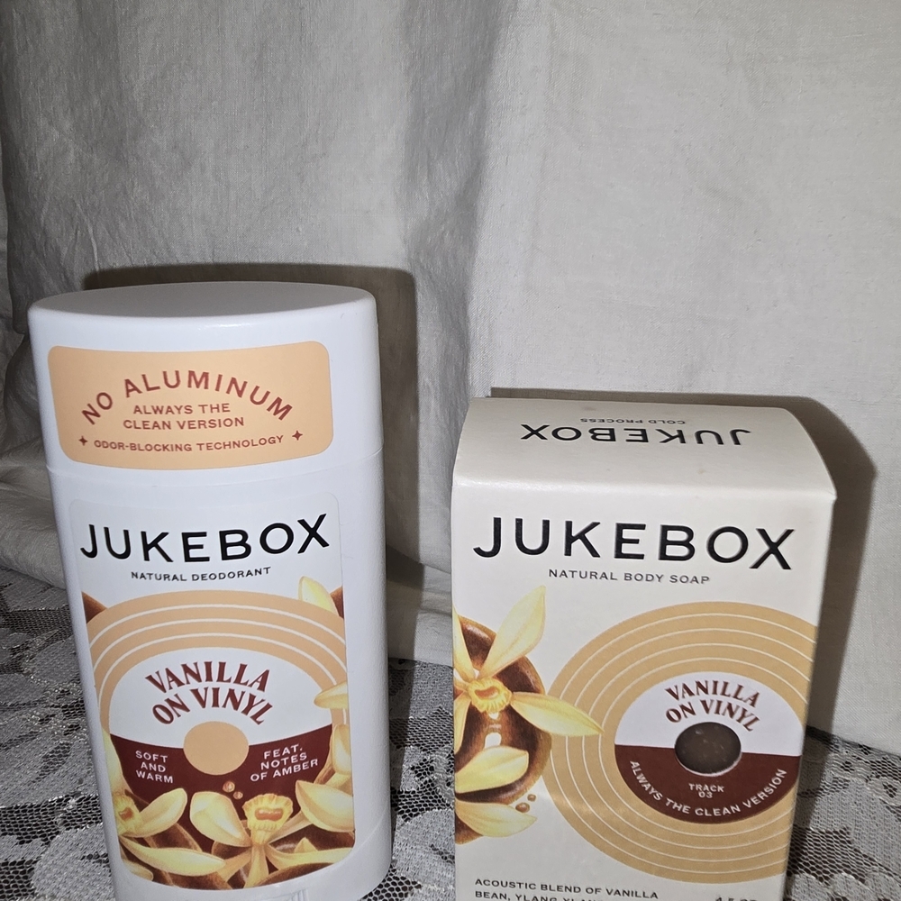 Vanilla On Vinyl Natural Body Wash - Cream and Brown